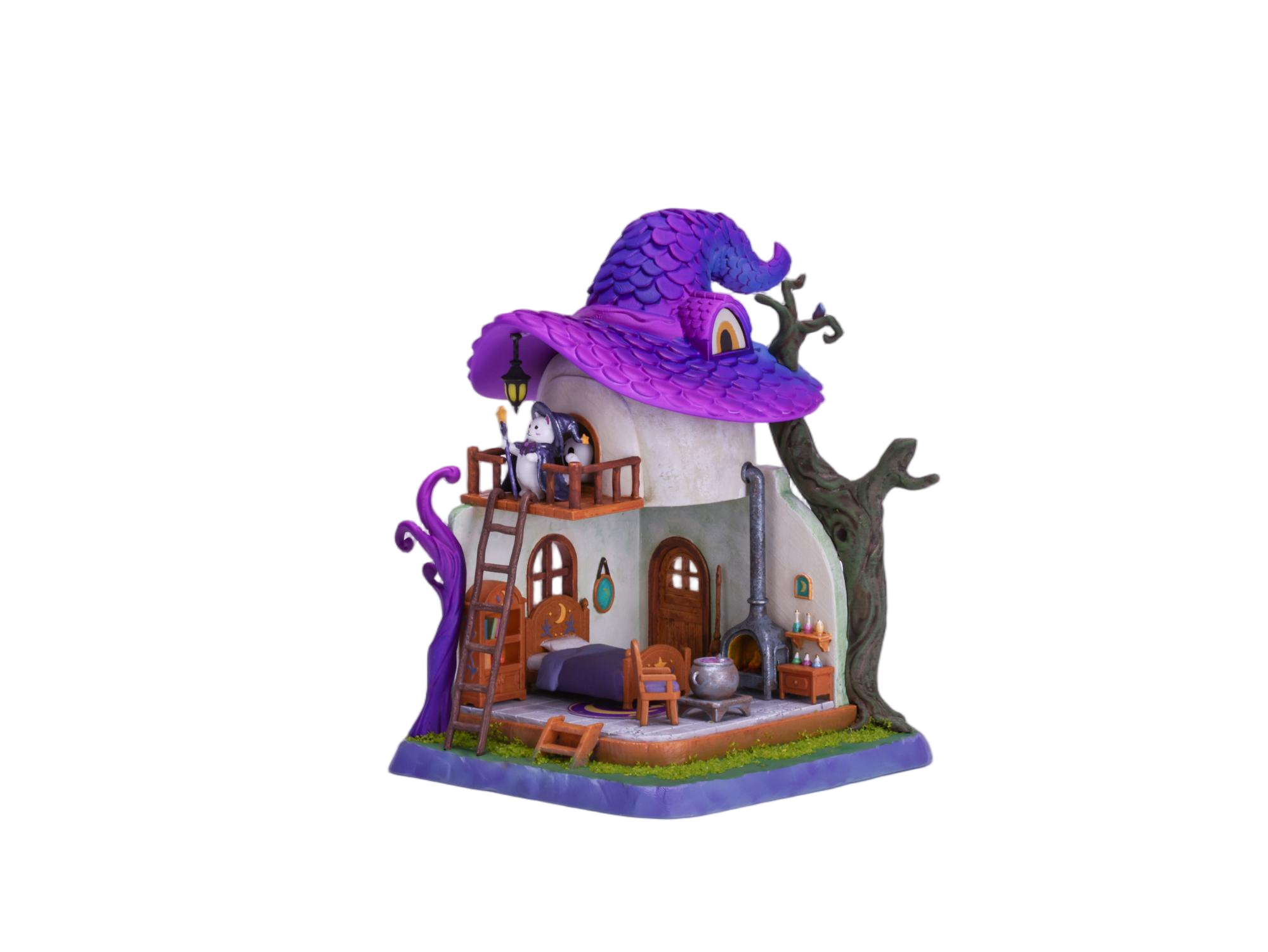 1 64 Scale Miniature-The Cat Witch's House