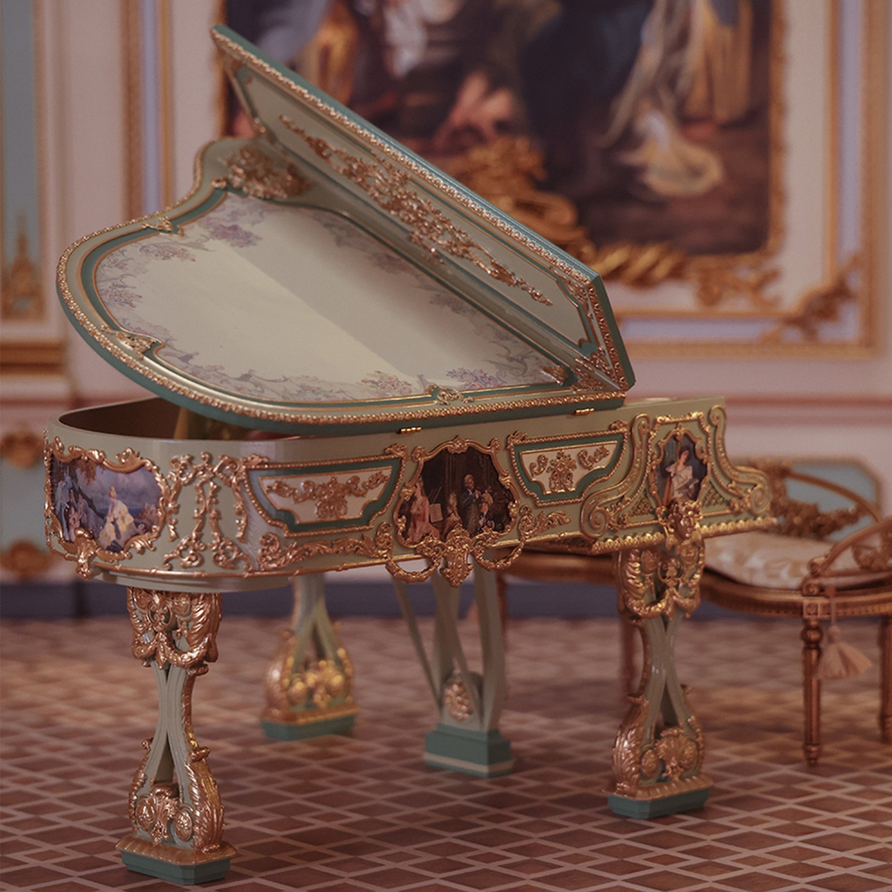 Miniento Customization 1/6 scale Baroque piano