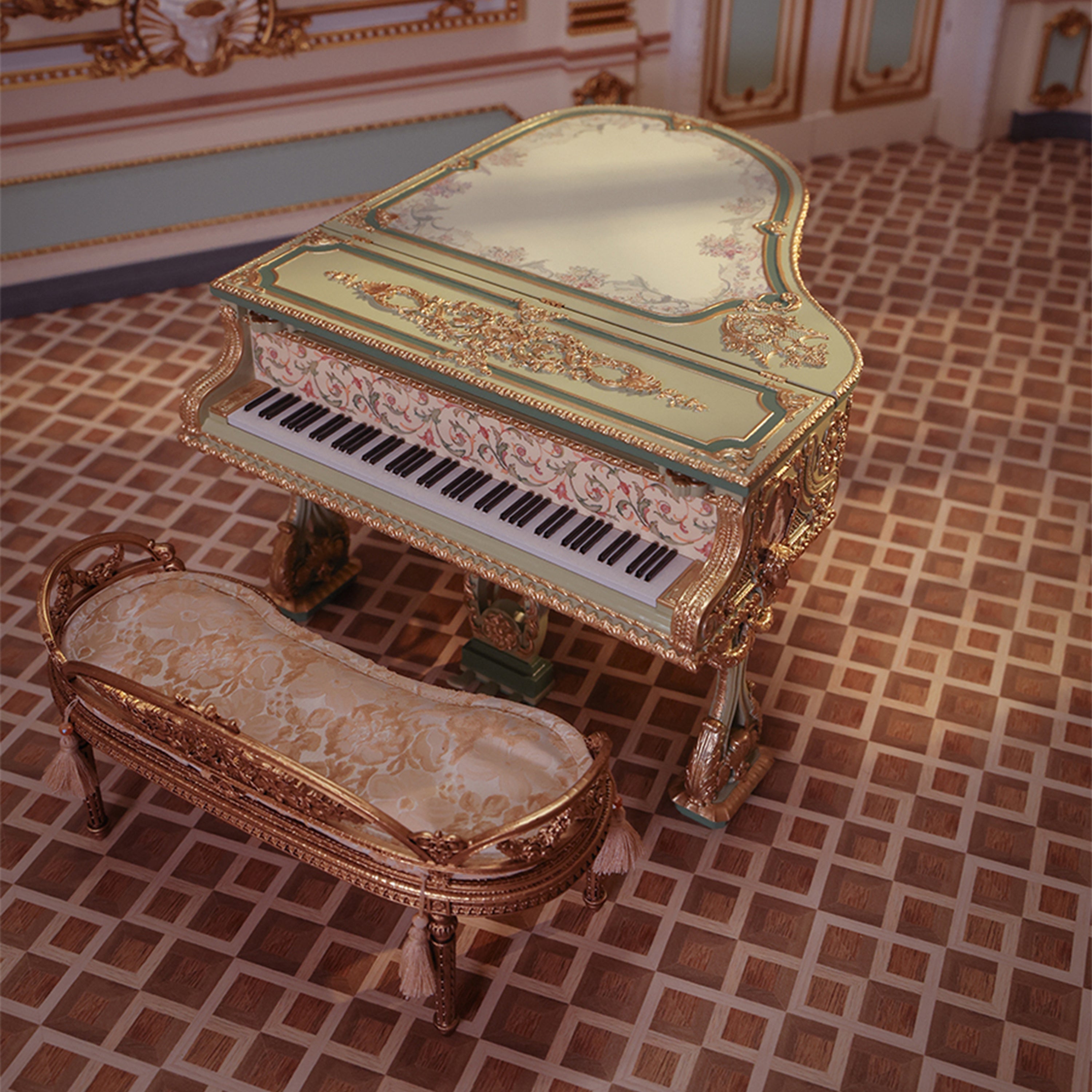Miniento Customization 1/6 scale Baroque piano