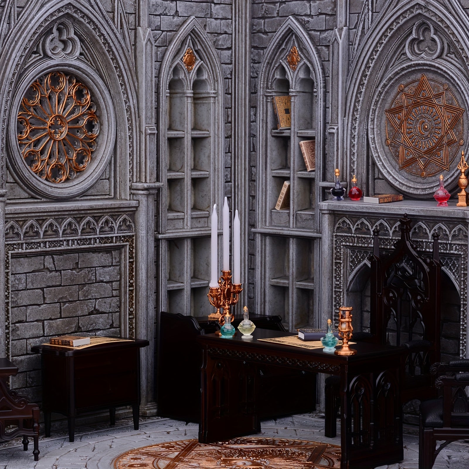 1 12 Scale Gothic Diorama Miniature Scene Allen Po - Chamber of Whisper
