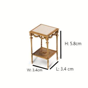 Louis XVI Collection-1:12 Series DIY Kit for Square Side Table