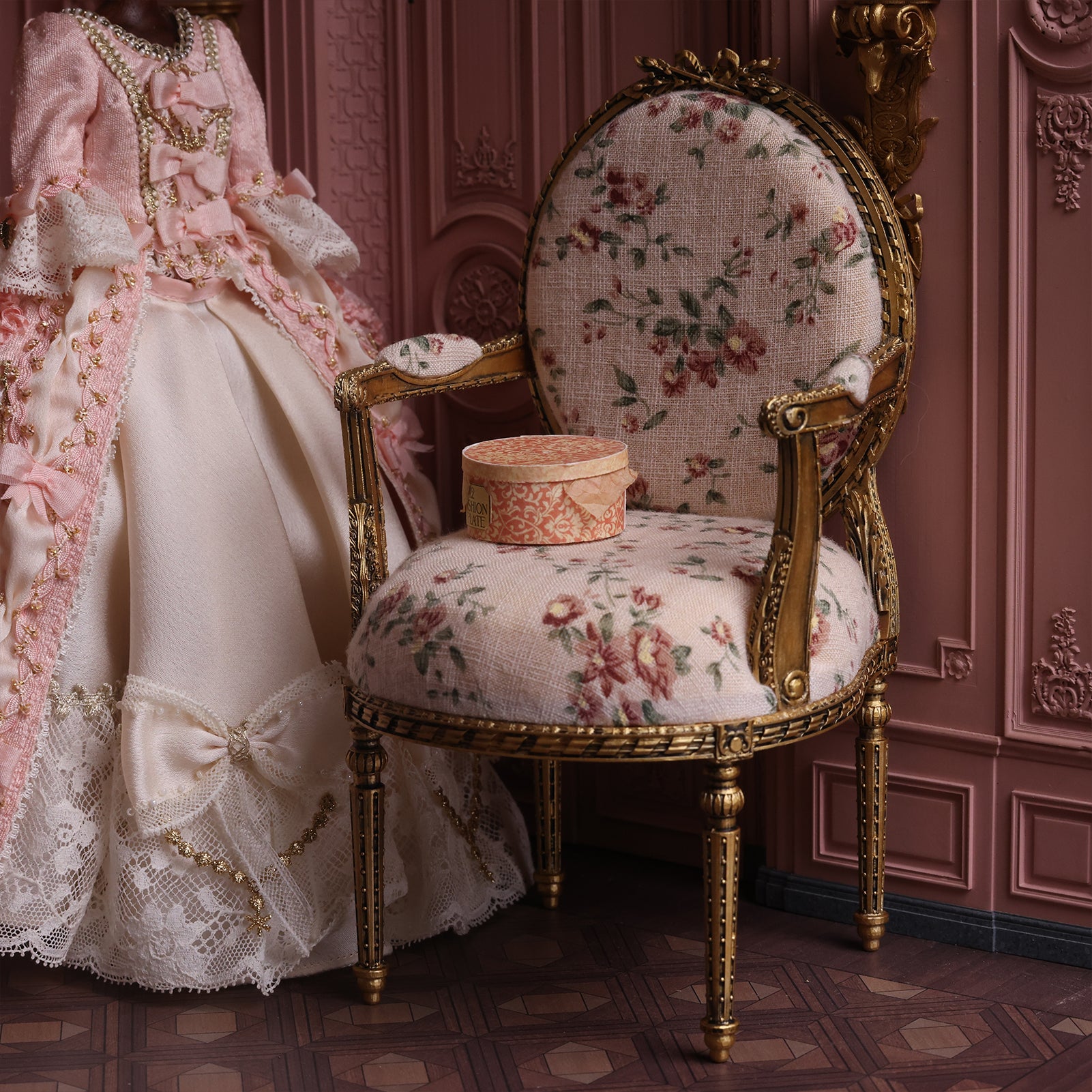 DIY 1/6 scale armchair Miniature Furniture Dollhouse Decor