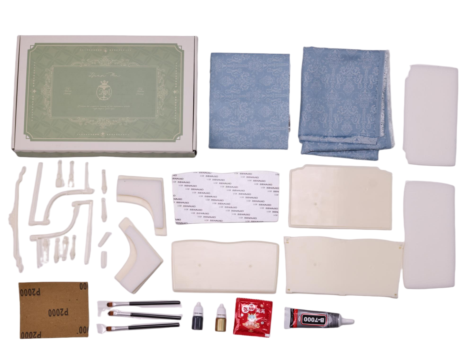 Fleur Garden Collection – 1:6 Scale Miniature DIY Kit for Loveseat