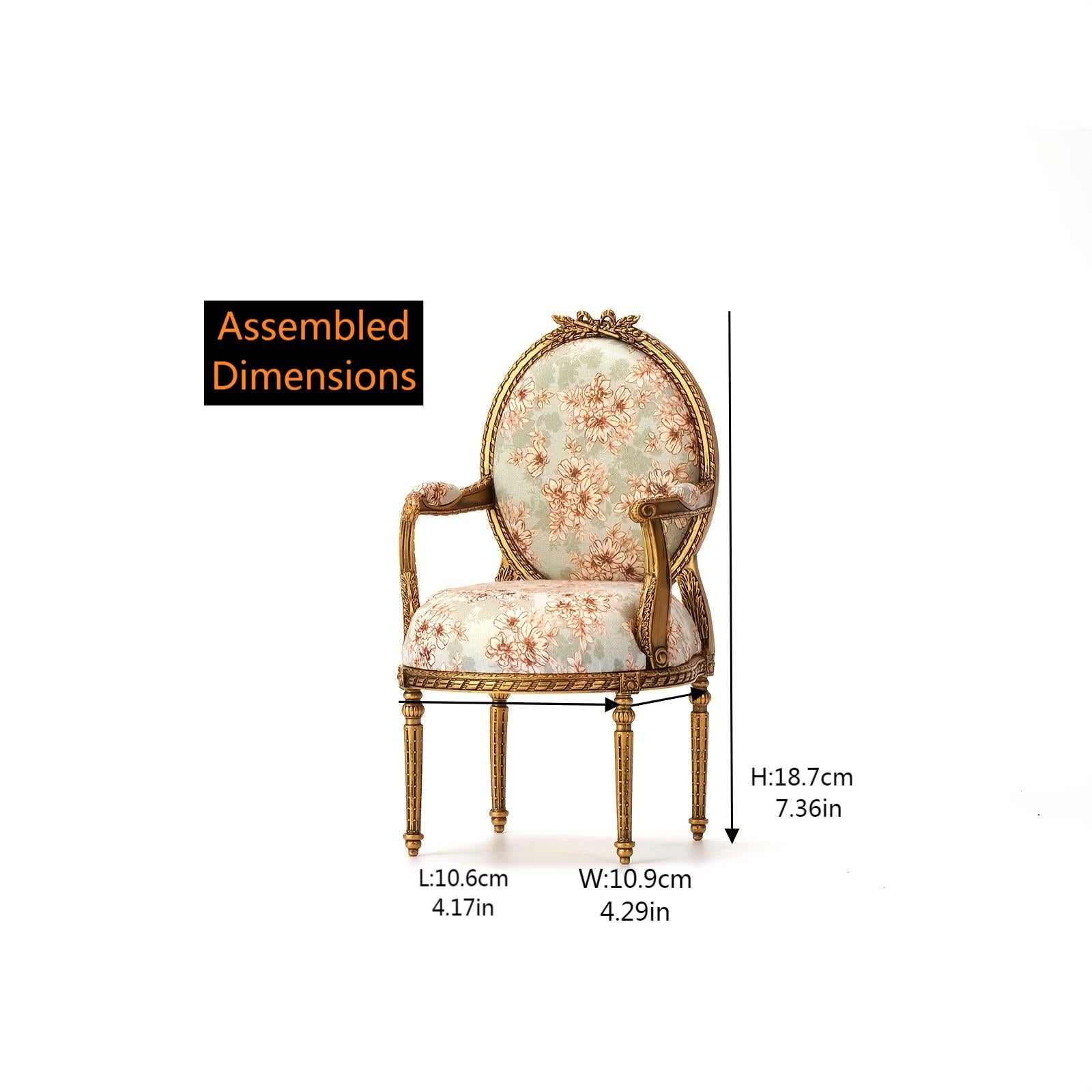 DIY 1/6 scale armchair Miniature Furniture Dollhouse Decor