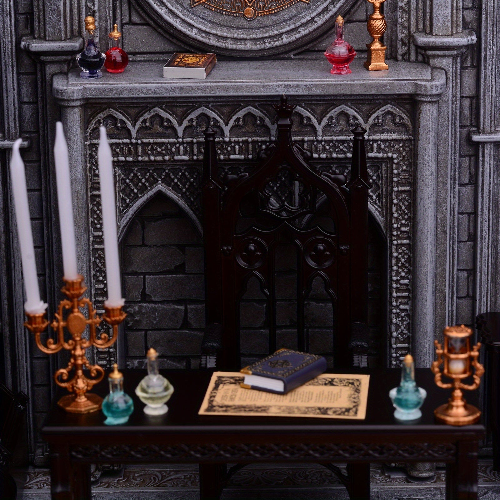 1 12 Scale Gothic Diorama Miniature Scene Allen Po - Chamber of Whisper - Miniento