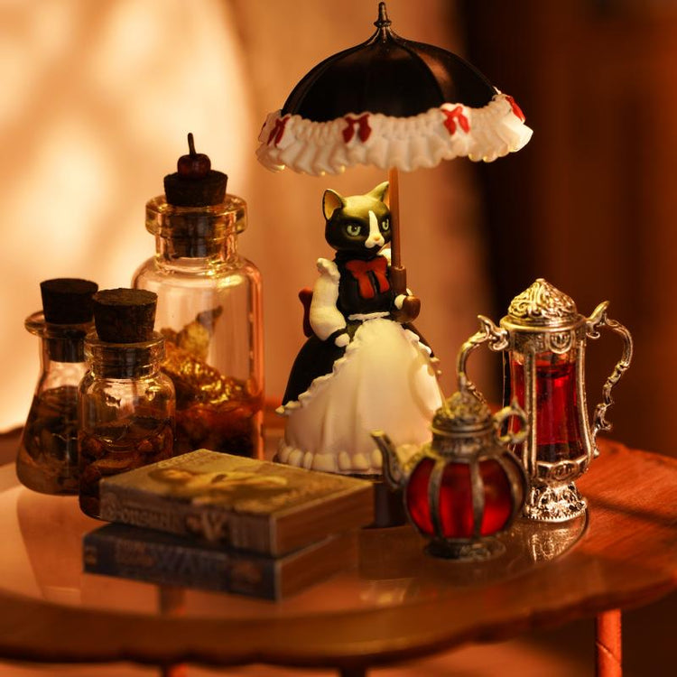 Fairy Tale Town LED Night Light | Retro Desktop Ornament & Miniature Collectible