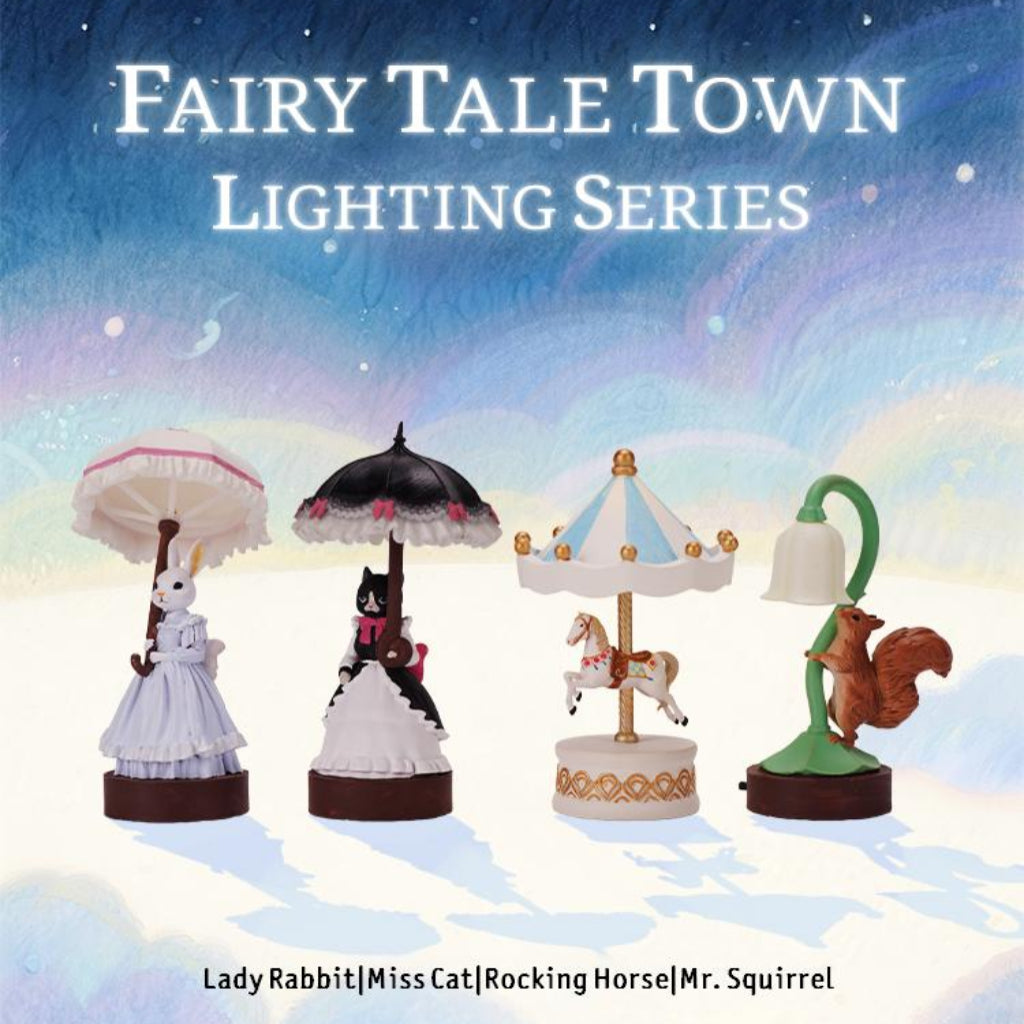 Fairy Tale Town LED Night Light | Retro Desktop Ornament & Miniature Collectible