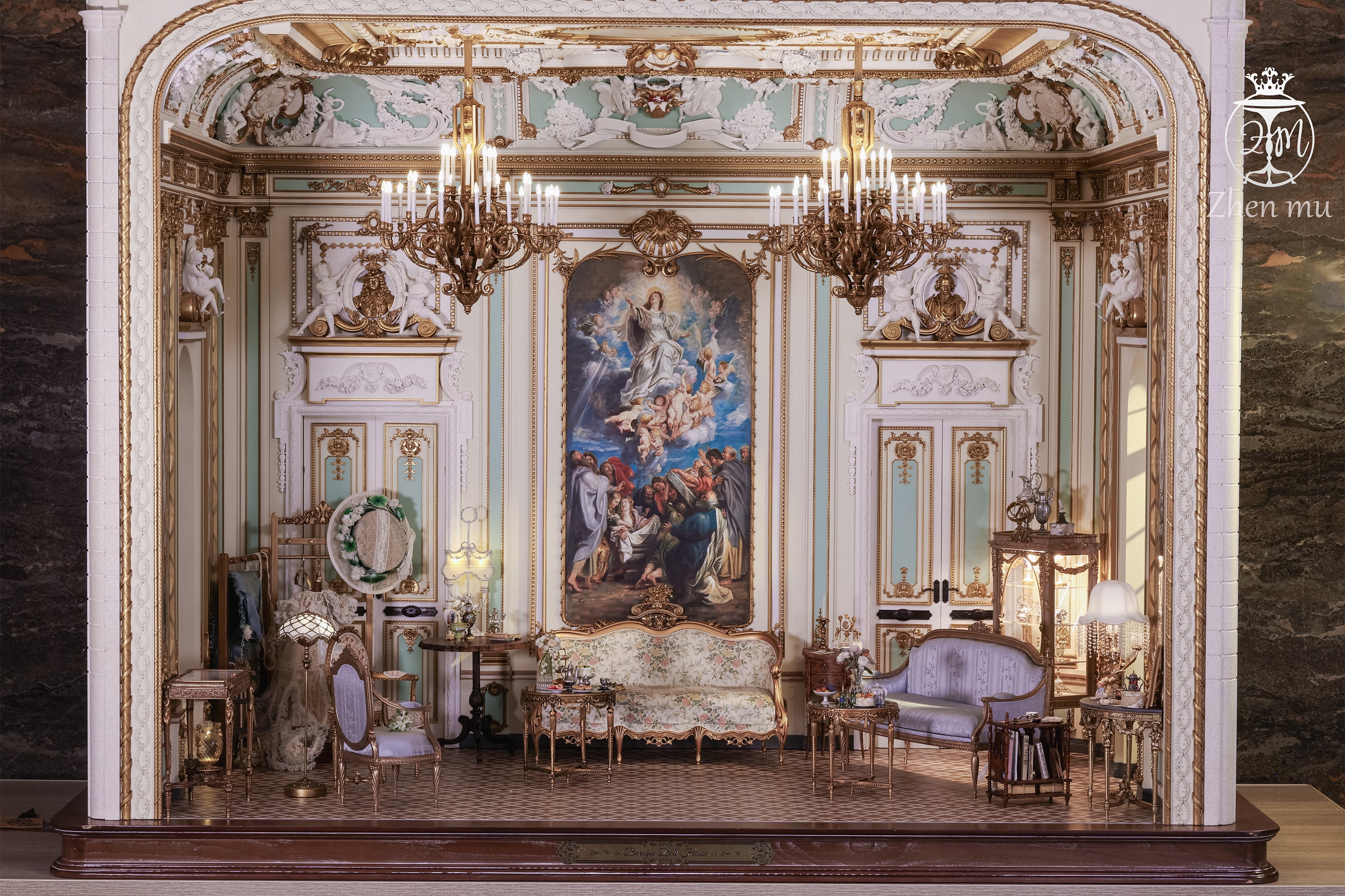 Miniento Dollhouse 1/6 Scale Baroque Dollhouse - miniento