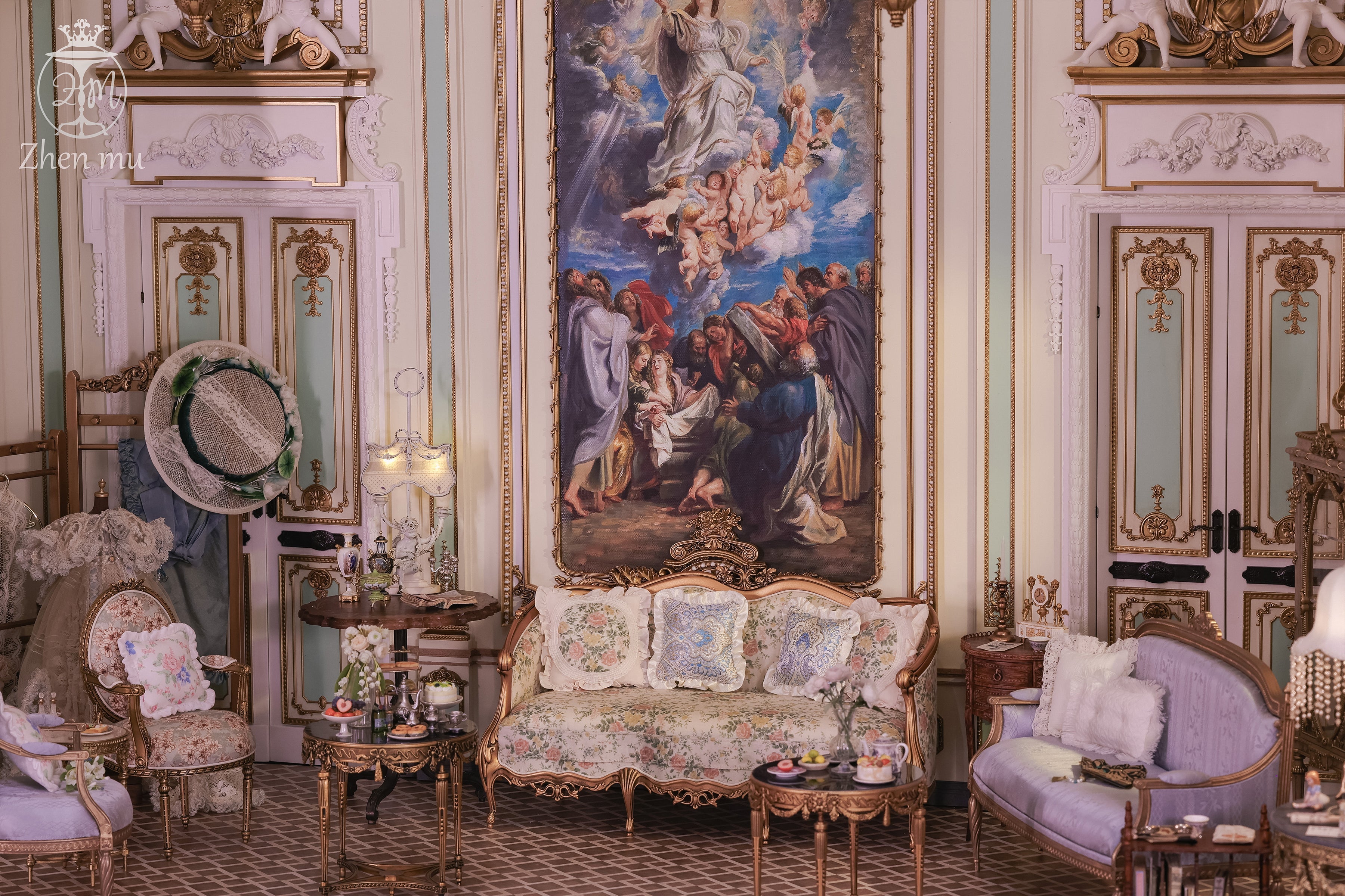 Miniento Dollhouse 1/6 Scale Baroque Dollhouse - miniento
