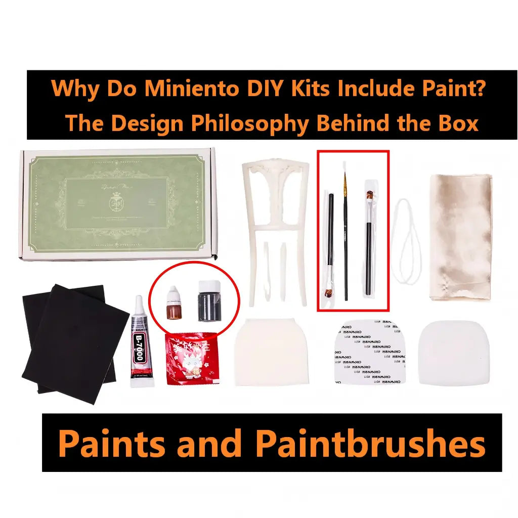 Why Do Miniento DIY Kits Include Paint? The Design Philosophy Behind the Box