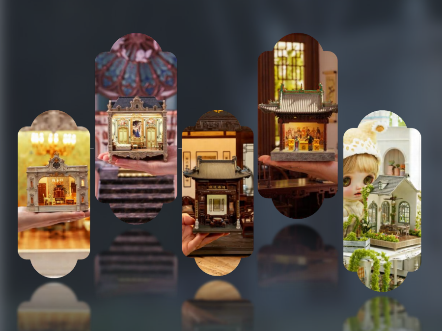 Handcrafted Premium Dollhouses & Exquisitely Detailed 1:64 Miniature Scenes | Miniento