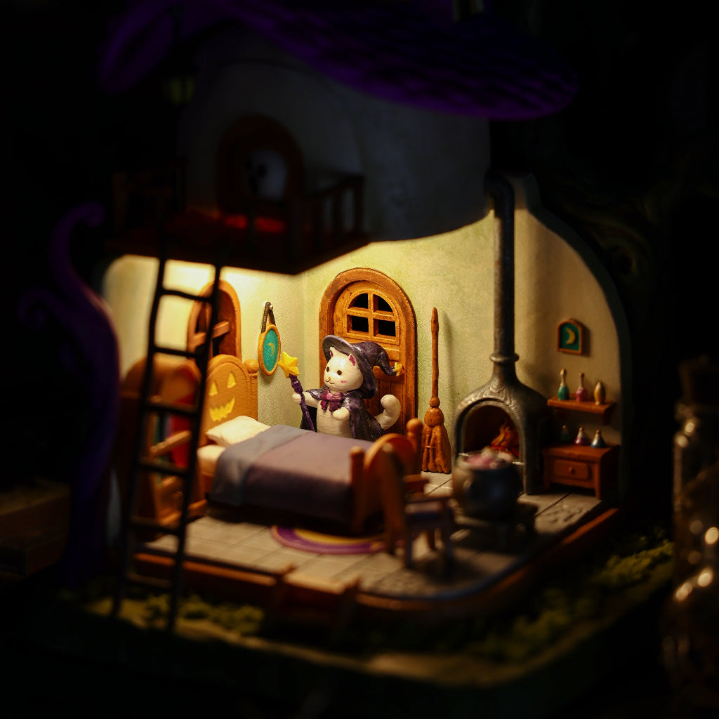1 64 Scale Miniature - The Cat Witch's House - miniento