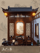 [1:12 Scale] Ancient Insights Chinese Study Diorama | Zen Desktop Ornament & Cultural Gift Kit - miniento