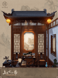 [1:12 Scale] Ancient Insights Chinese Study Diorama | Zen Desktop Ornament & Cultural Gift Kit - miniento