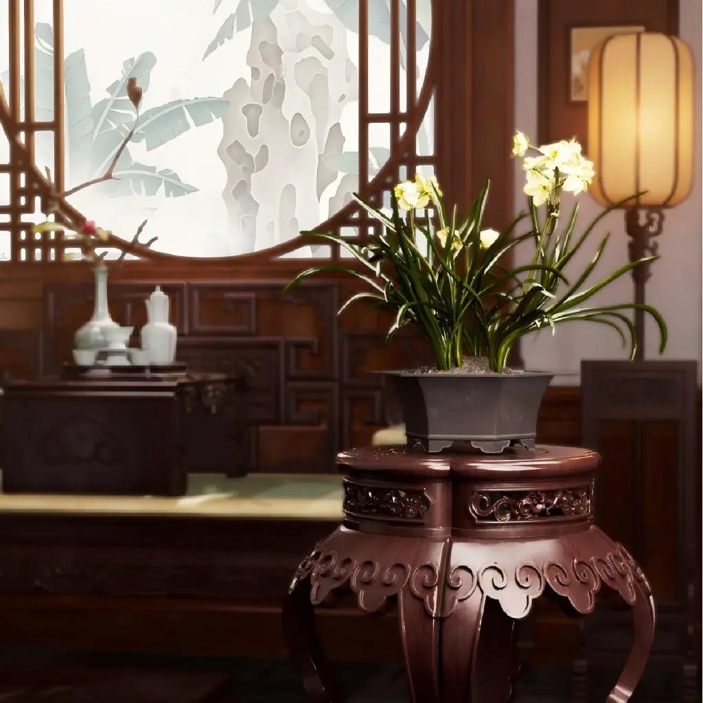 1:12 Scale Miniature Chinese‑Style Dollhouse‑Bedroom - miniento
