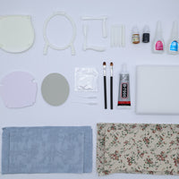 DIY 1/6 scale armchair Miniature Furniture Dollhouse Decor