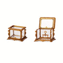 1/6 Scale Medieval Palace Style Metal Wine Display Case With Open/Close Doors