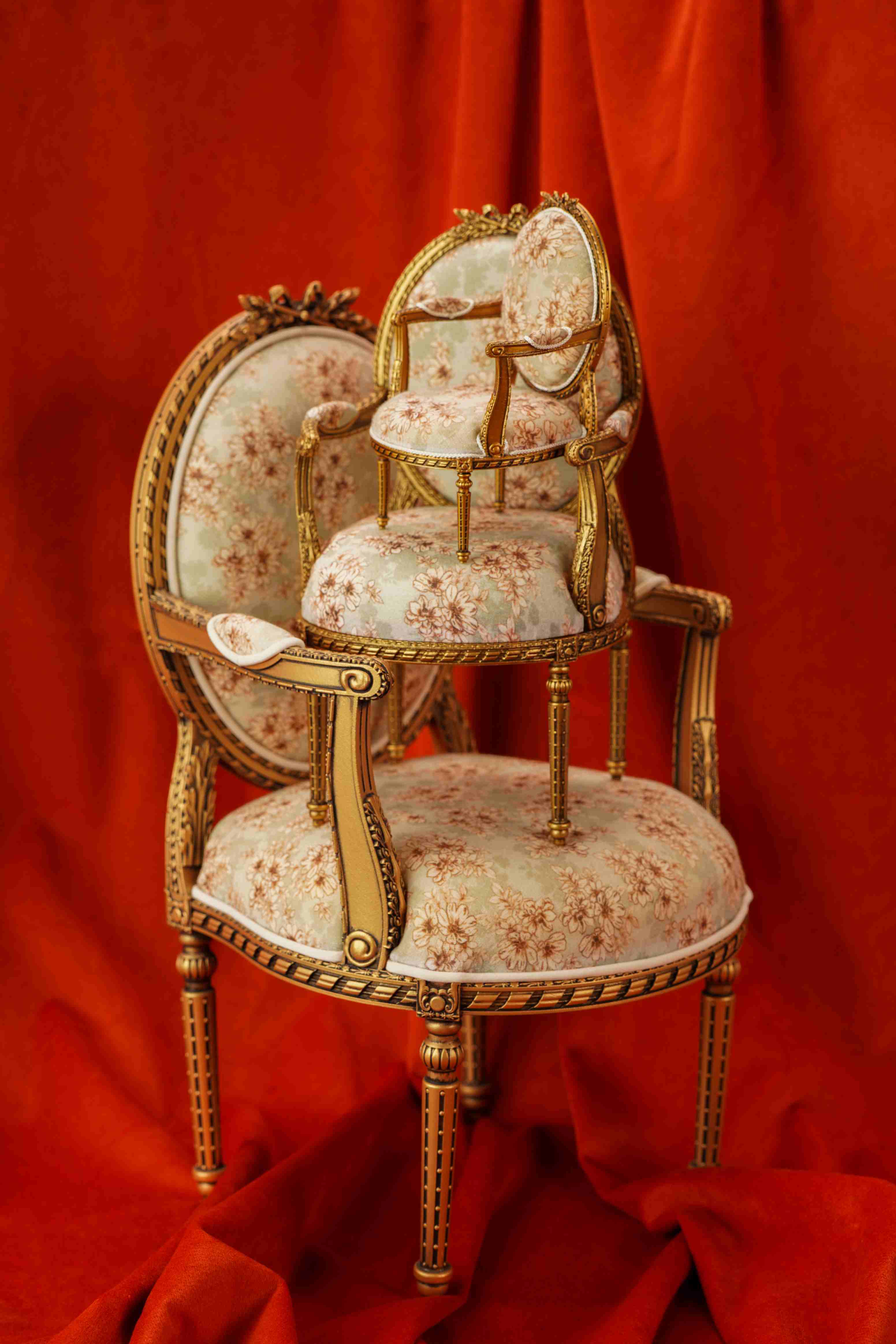 DIY 1/6 scale armchair Miniature Furniture Dollhouse Decor