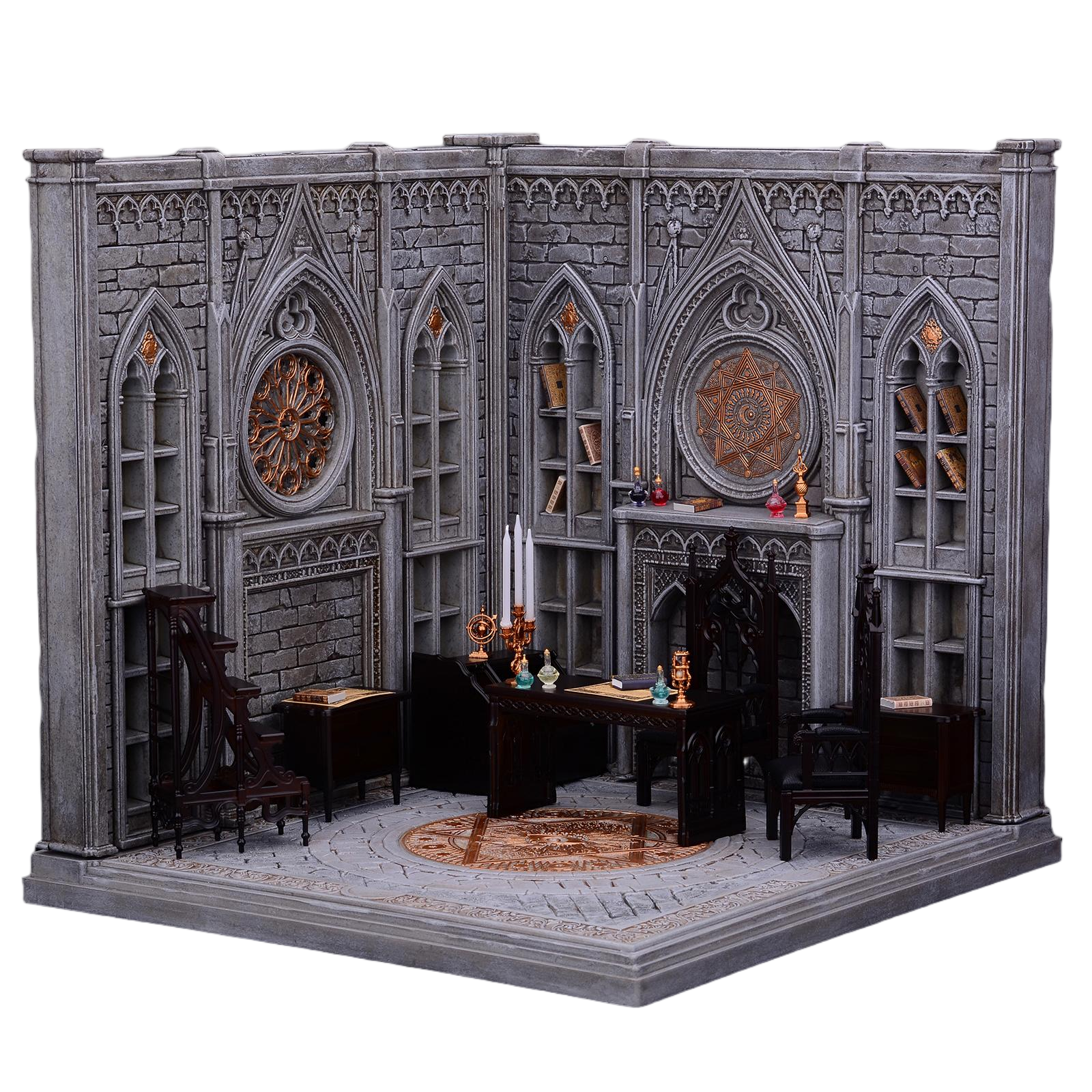 1 12 Scale Gothic Diorama Miniature Scene Allen Po - Chamber of Whisper - Miniento