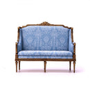 Fleur Garden Collection 1:6 scale miniature loveseat sofa DIY kit, white background product viewminiento