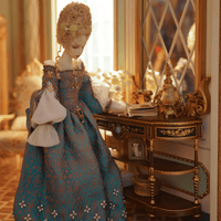 DIY 1/6 Scale French Commodity Shelf Kit | Miniature Luxury Display Stand for Dollhouse & Action Figures 