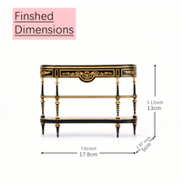 DIY 1/6 Scale French Commodity Shelf Kit | Miniature Luxury Display Stand for Dollhouse & Action Figures - miniento