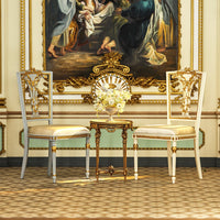 Fleur Garden Collection 1:6 scale miniature armchair DIY kit displayed in a styled room setting, elegant dollhouse furniture decor