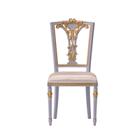 Fleur Garden Collection 1:6 scale miniature armchair DIY kit in blue, single chair for dollhouse living room decor