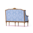 Fleur Garden Collection 1:6 scale miniature loveseat DIY kit packaging box, complete craft set for dollhouse furniture making
