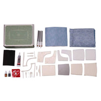Fleur Garden Collection 1:6 scale miniature single sofa DIY kit parts, unpainted resin craft components for dollhouse furniture making