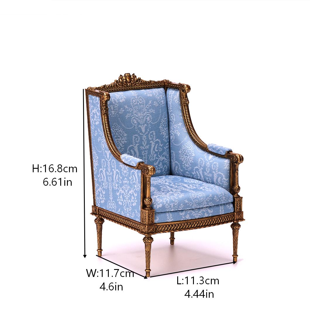 Fleur Garden Collection – 1:6 Scale Miniature DIY Kit for Single Sofa - miniento