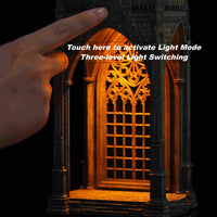 Gothic Cathedral Miniature Night Light | The Garden of Dark Night 3 - Level Dimmable Architectural Ornament - Miniento