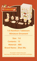 Hawthorn Tableware Miniature Ornament - #miniento#