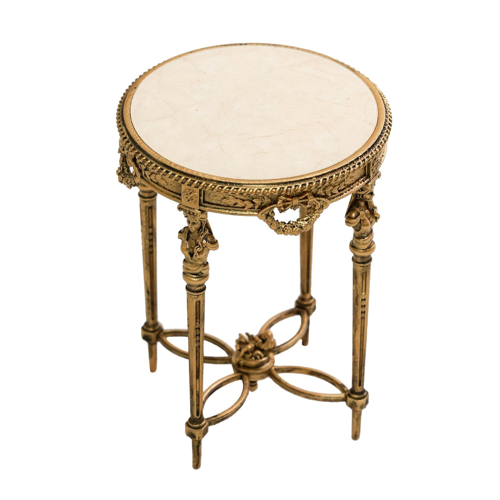 Louis XVI Collection-1:12 Series DIY Kit for Round Side Table