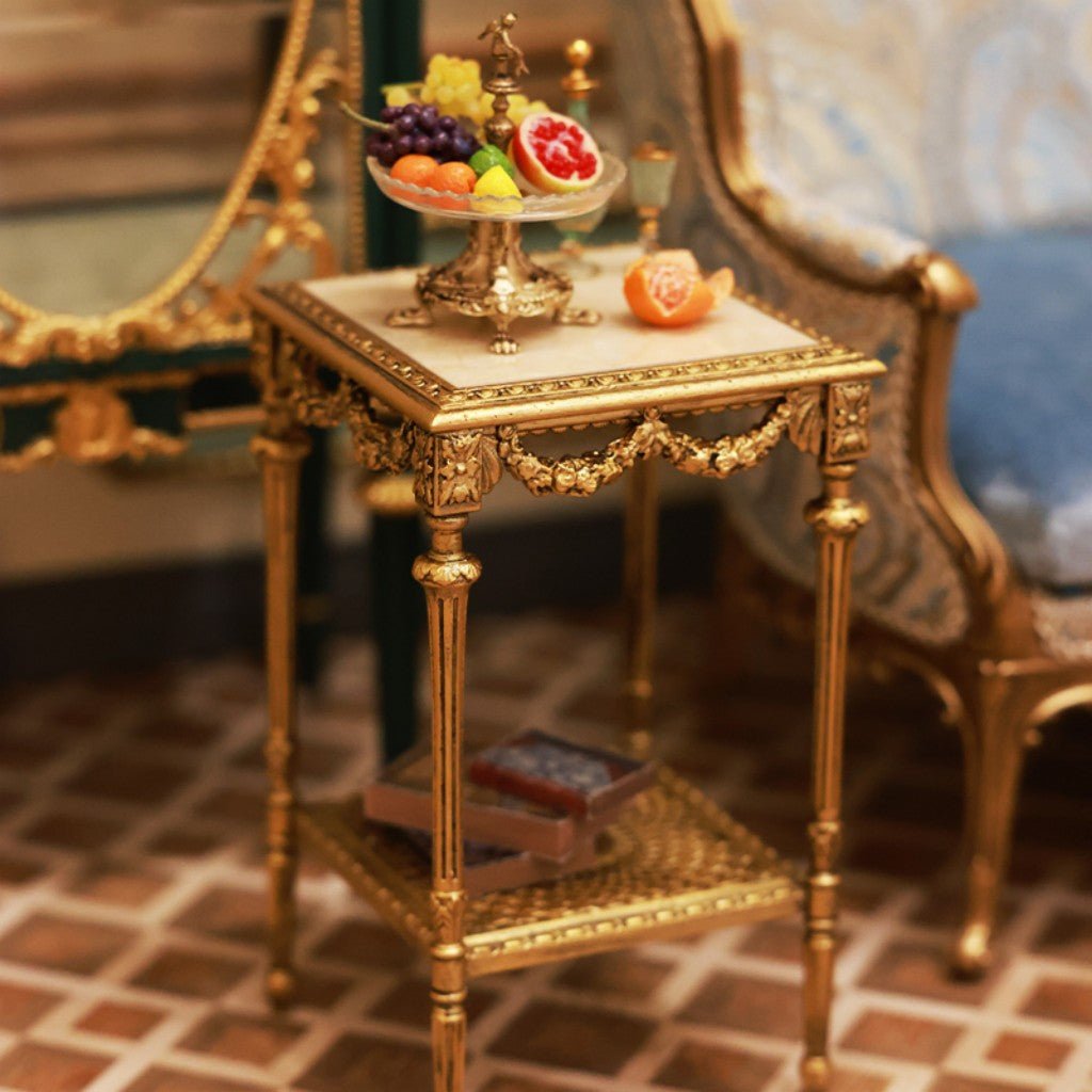 Louis XVI Collection-1:12 Series DIY Kit for Square Side Table