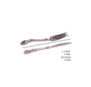 1:6 scale miniature silver plated knife and fork set, detailed dollhouse cutlery for action figures and miniature dining scenes