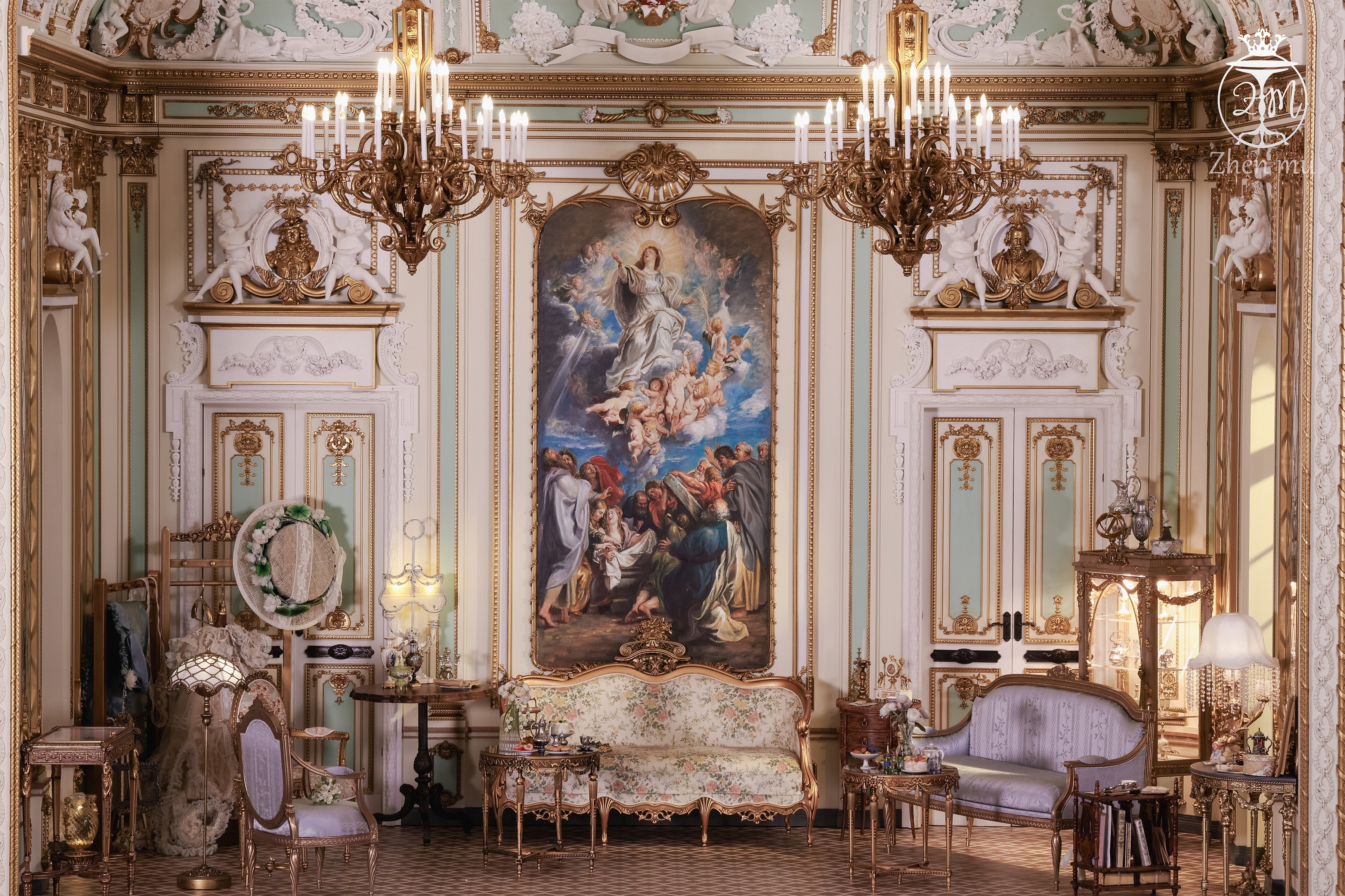 Miniento Dollhouse 1/6 Scale Baroque Dollhouse - miniento