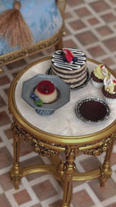 Miniature Toy Tableware — Gold & Silver-Plated Knives and Forks