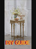 12-scale Floral Round Side Table Display Video