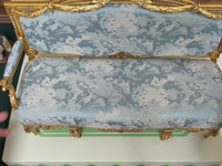 DIY 1/4 Sclae Louis XVI Double Sofa Miniature Furniture