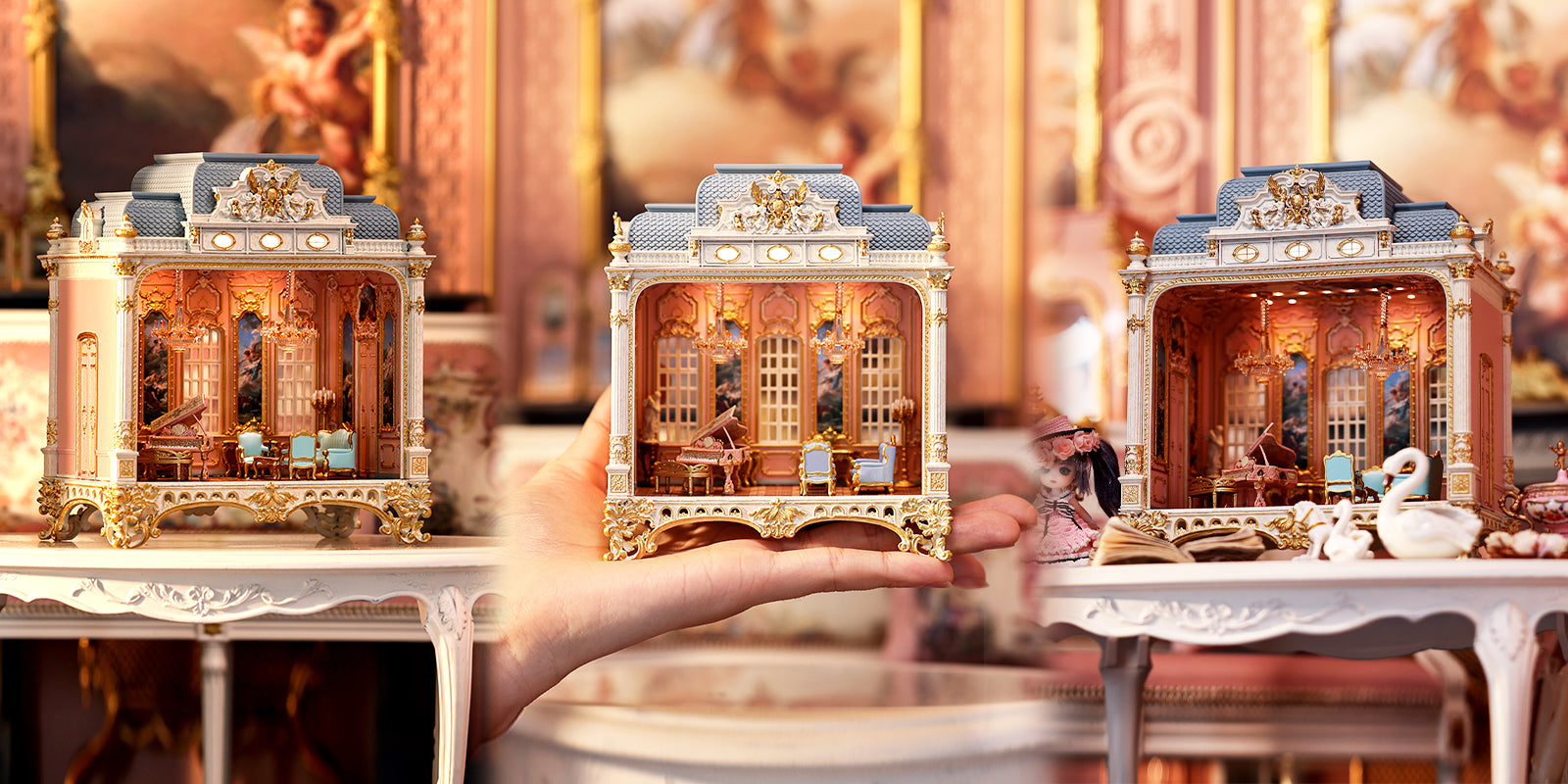  1 64 scale rococo style miniature dollhouse