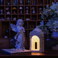 Starry Dream Prelude Night Light - European Classical Resin Table Lamp for Home Decor - miniento